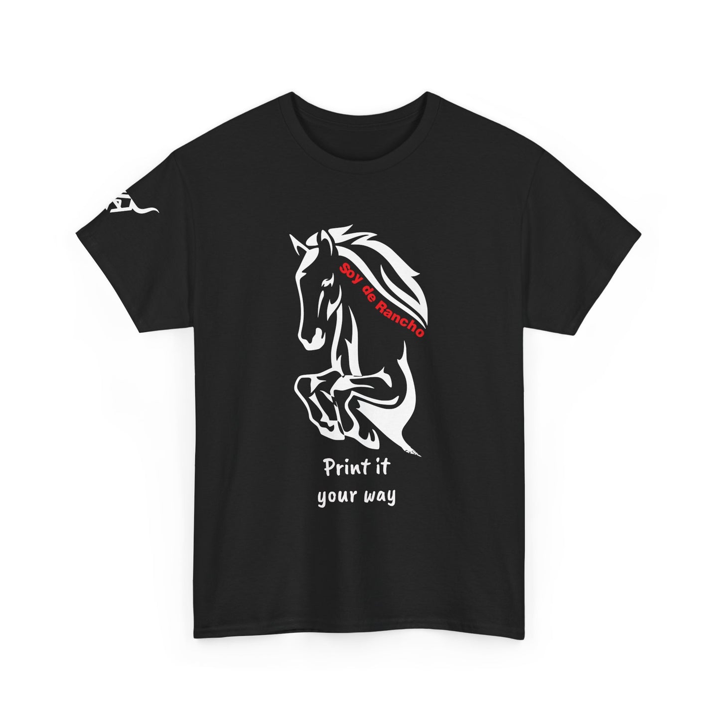 Soy de Rancho KPASA GUEY tri-color Mexico Unisex Heavy Cotton Tee