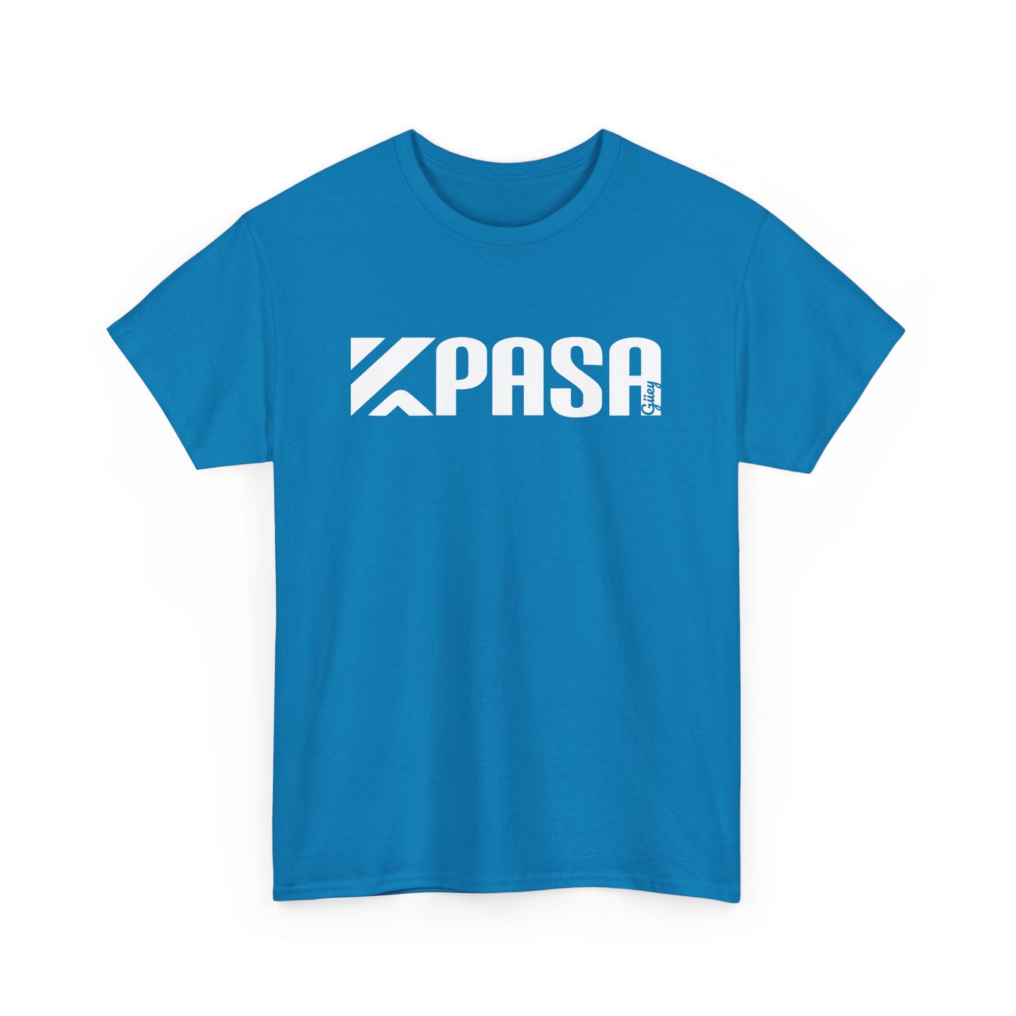 KPASA GUEY white design Unisex Heavy Cotton Tee, Moda con Sabor a Rancho, Front Only