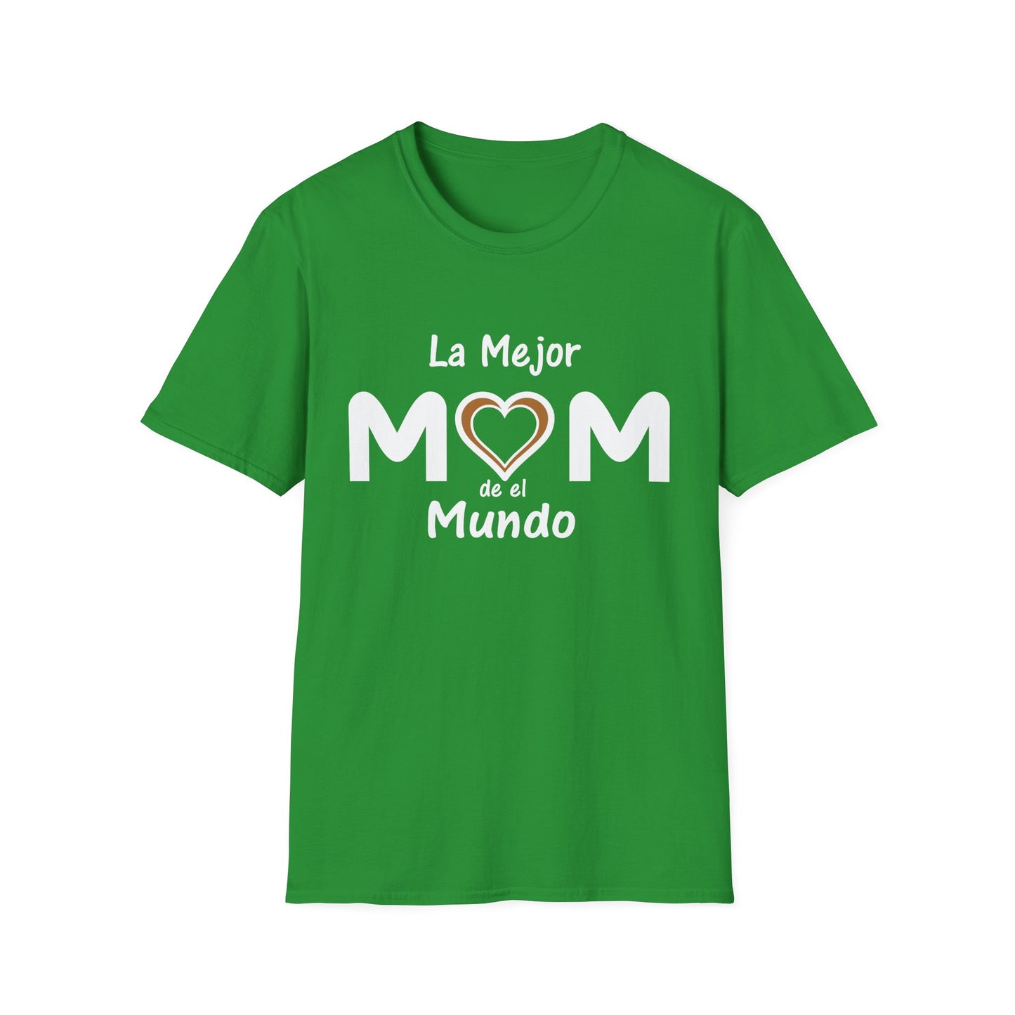 La Mejor Mama Unisex Softstyle T-Shirt. Print Front Only