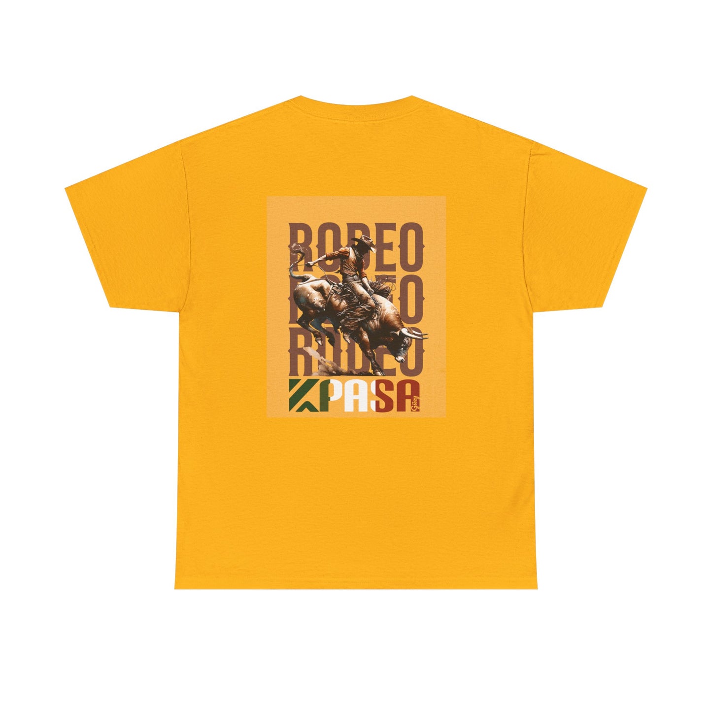 KPASA GUEY tri-color Mexico Unisex Heavy Cotton Tee, Print front and Back