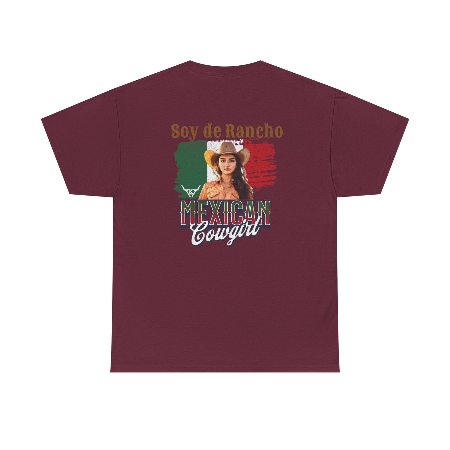 Soy de Rancho KPASA GUEY Heavy Cotton Tee, Moda con Sabor a Rancho, Front & Back