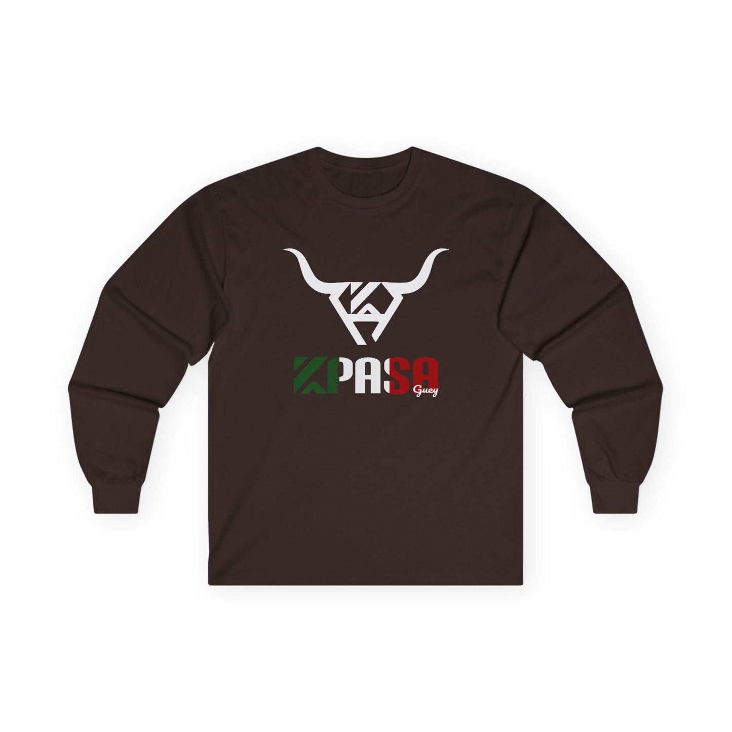 KPASA Guey, Tricolor Graphic Long Sleeve Tee - Unisex, Casual Wear, Perfect for Sports Fans, Gift Idea, Everyday Comfort