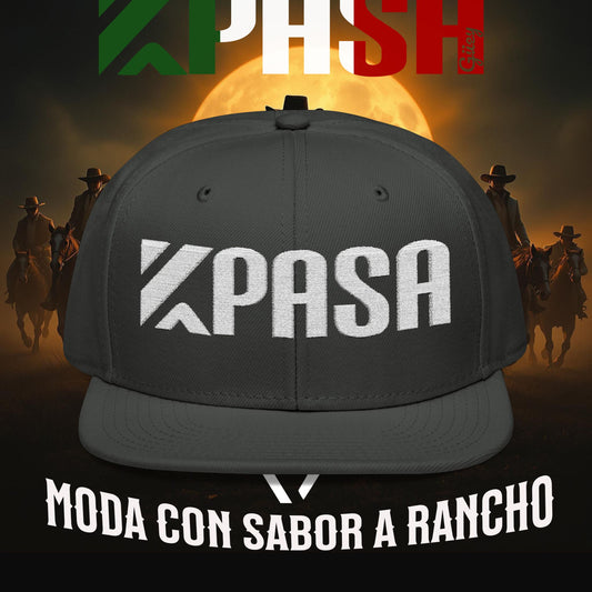 K Pasa Snapback Hat - Stylish Embroidered Cap for Outdoor Enthusiasts