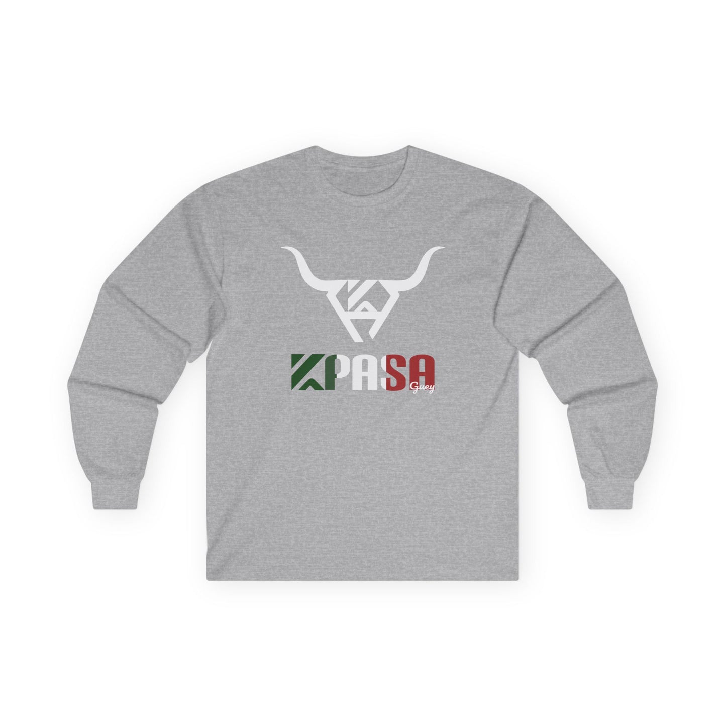 KPASA Guey, Tricolor Graphic Long Sleeve Tee - Unisex, Casual Wear, Perfect for Sports Fans, Gift Idea, Everyday Comfort