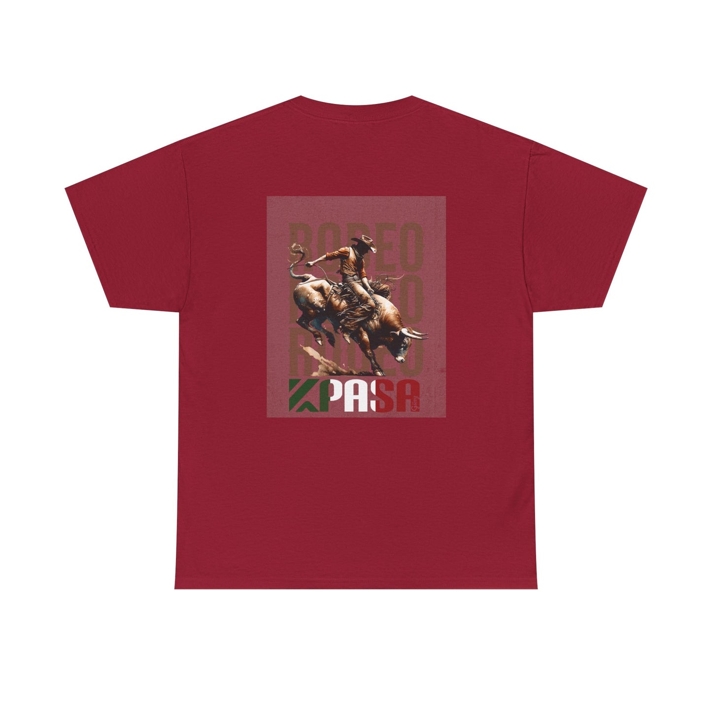 KPASA GUEY tri-color Mexico Unisex Heavy Cotton Tee, Print front and Back