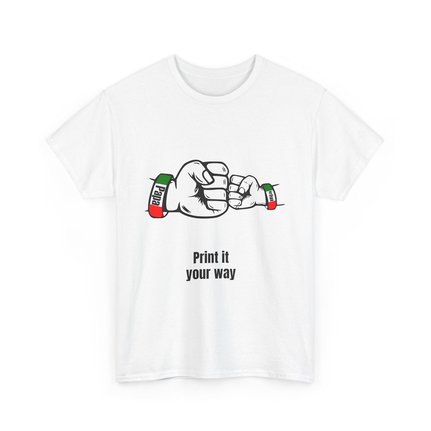 Papa & Hija tri-color Mexico Unisex Heavy Cotton Tee