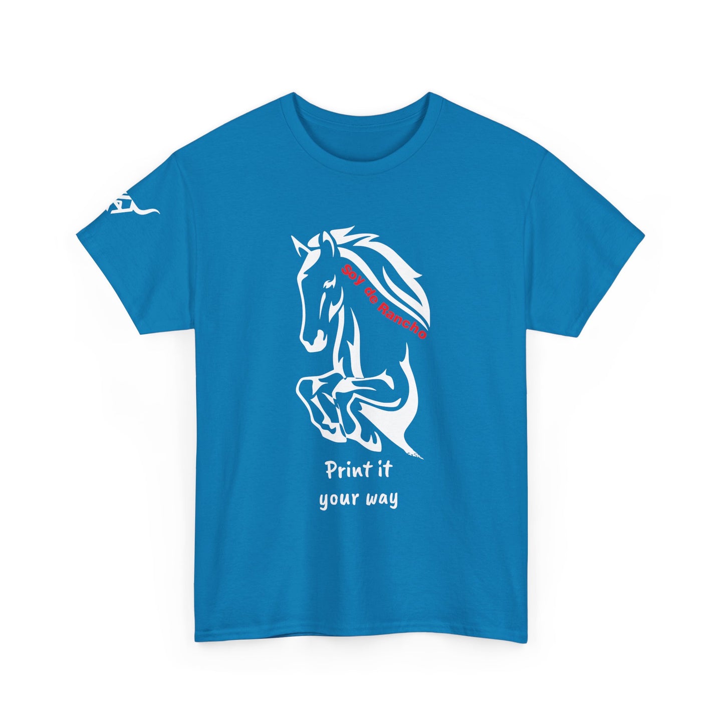 Soy de Rancho KPASA GUEY tri-color Mexico Unisex Heavy Cotton Tee