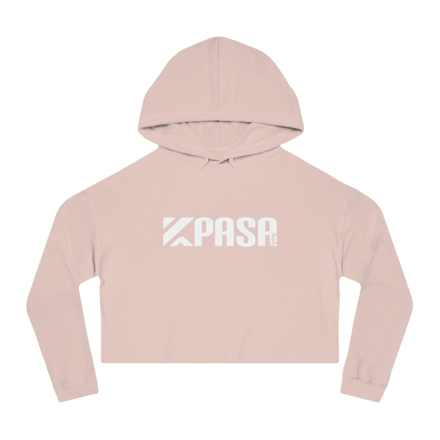 Kpasa Women's Cropped Hoodie Sweatshirt, Trendy Pullover Jumper for Young Ladies, Modern Crop Top, Stylish Hooded Sweatshirt, Fashionable