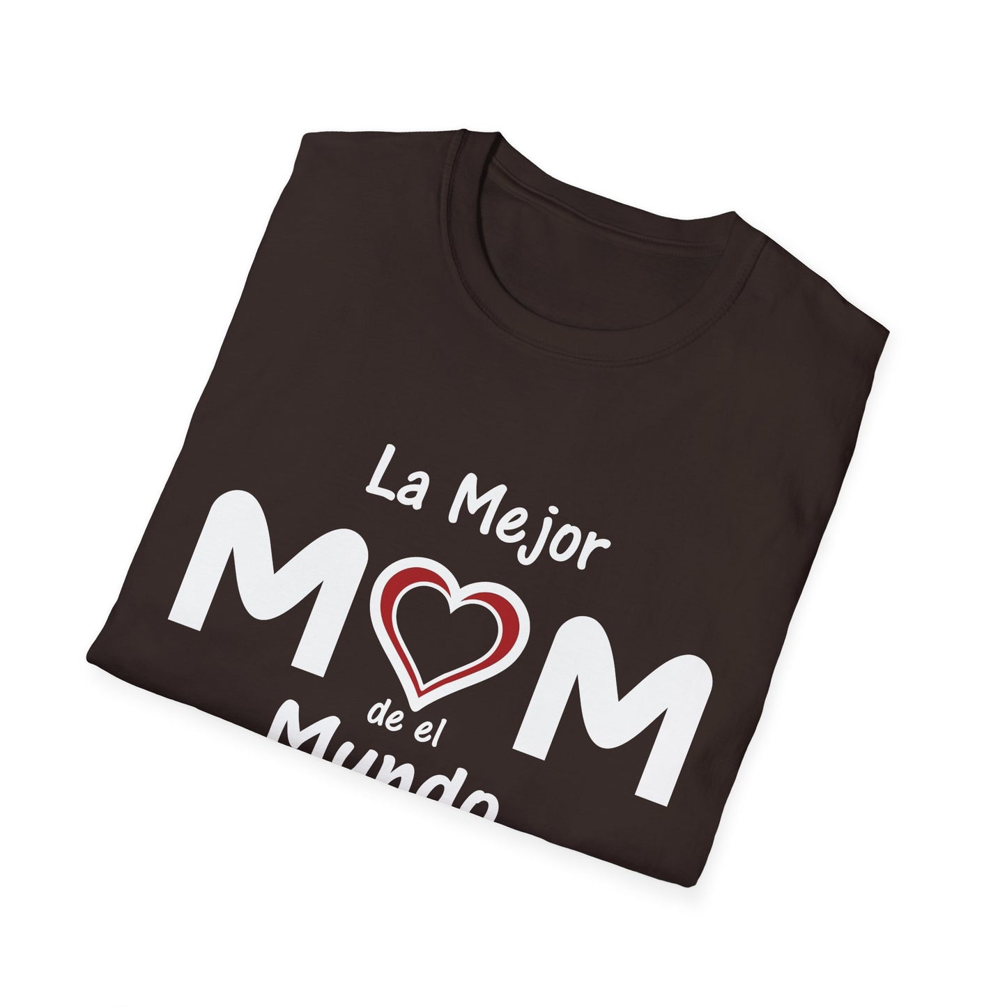 La Mejor Mama Unisex Softstyle T-Shirt. Print Front Only