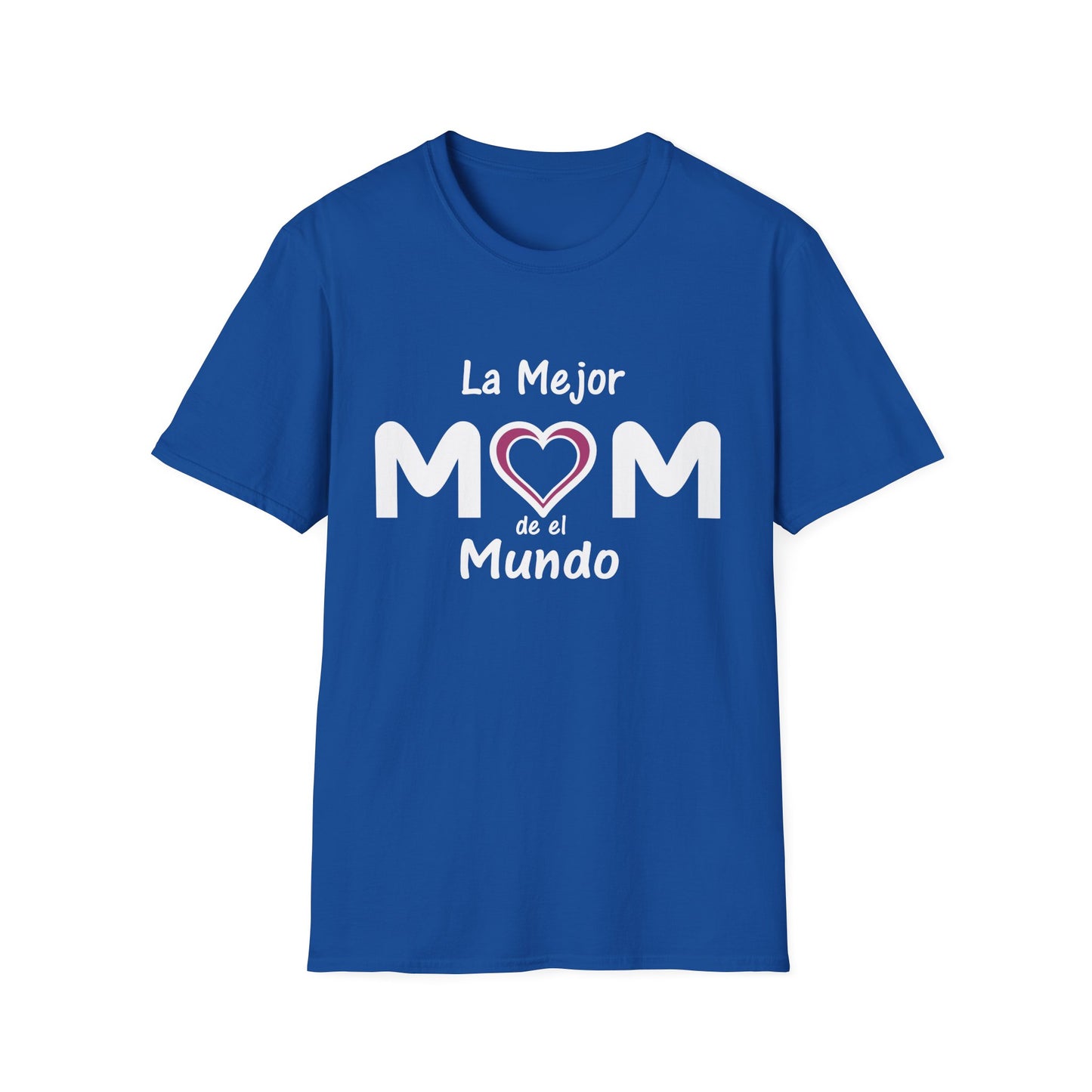 La Mejor Mama Unisex Softstyle T-Shirt. Print Front Only