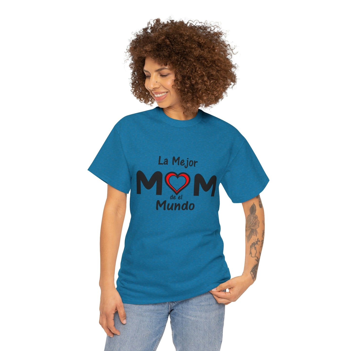 La Mejor MOM del Mundo, Unisex Heavy Cotton Tee