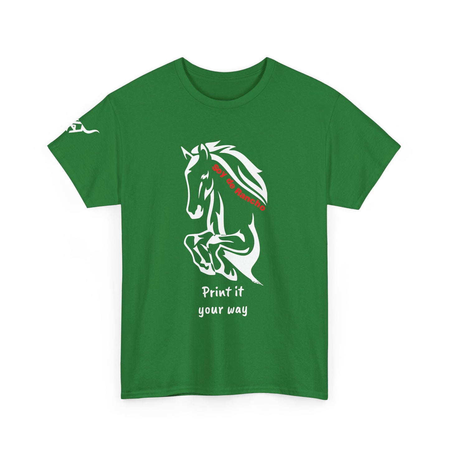 Soy de Rancho KPASA GUEY tri-color Mexico Unisex Heavy Cotton Tee