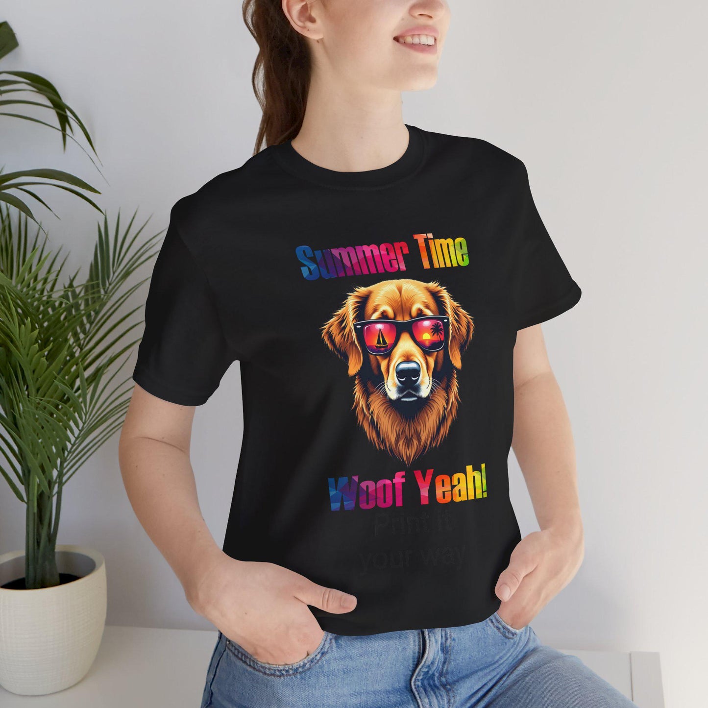 Yorkshire Summer Time Woof Yeah! Unisex Tee