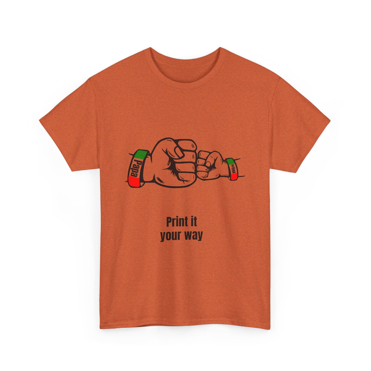Papa & Hija tri-color Mexico Unisex Heavy Cotton Tee