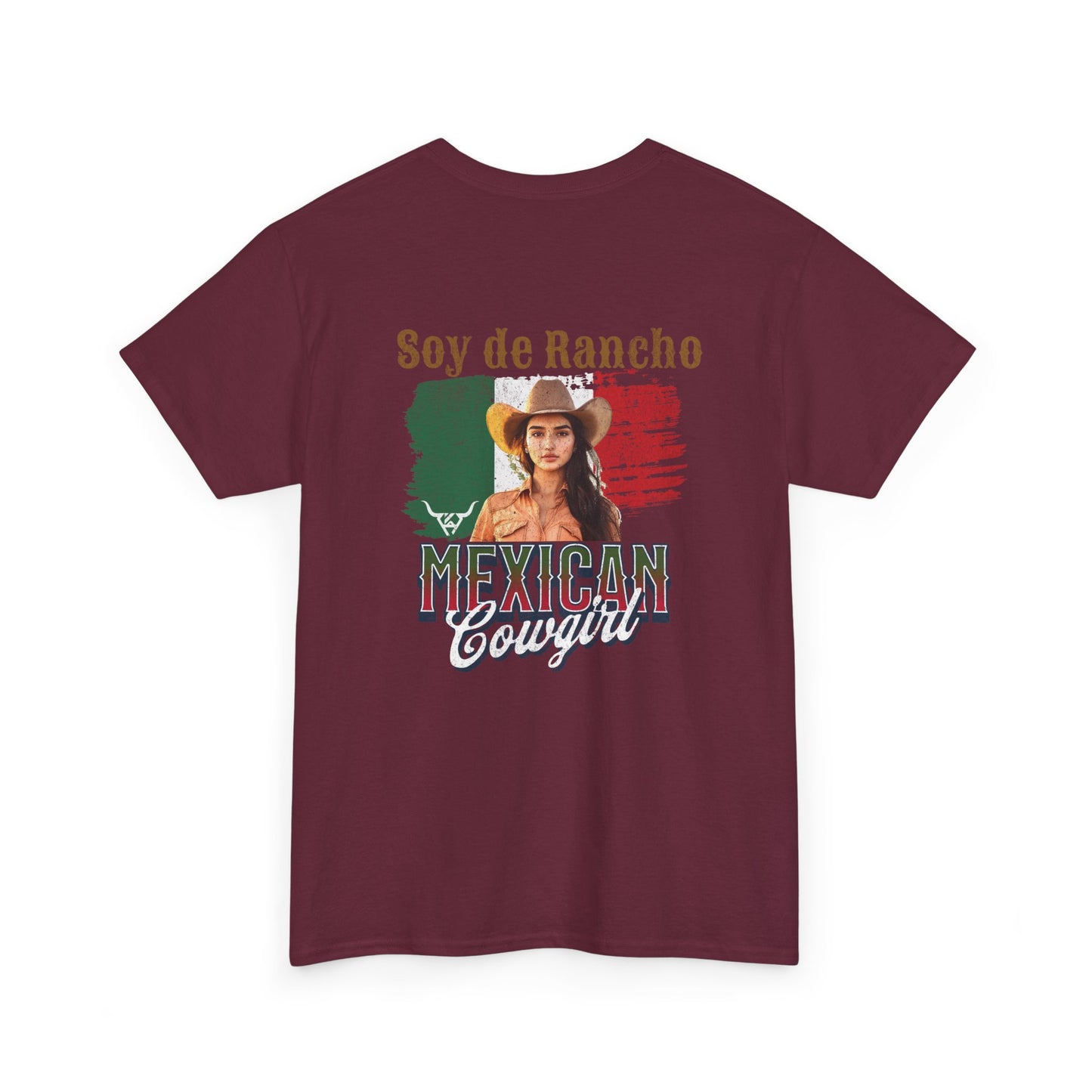 Soy de Rancho KPASA GUEY Heavy Cotton Tee, Moda con Sabor a Rancho, Front & Back