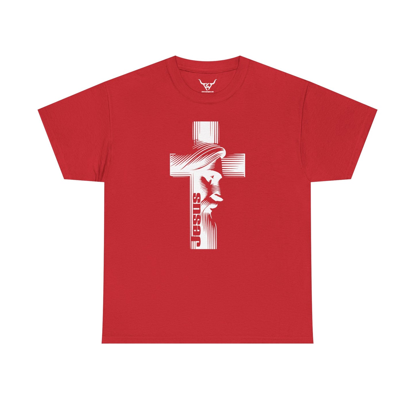 Jesus Christ , Kpasa, multi-color Unisex Heavy Cotton Tee, Print front Only