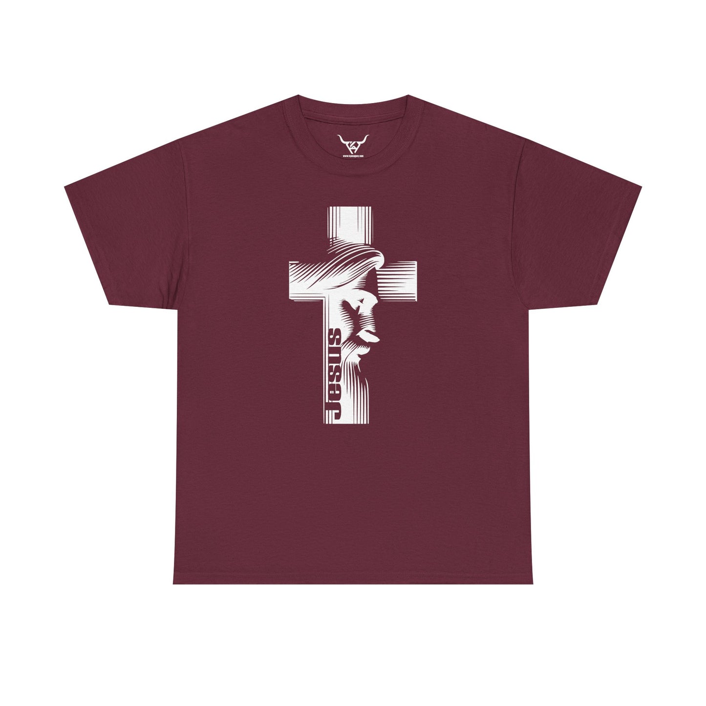 Jesus Christ , Kpasa, multi-color Unisex Heavy Cotton Tee, Print front Only