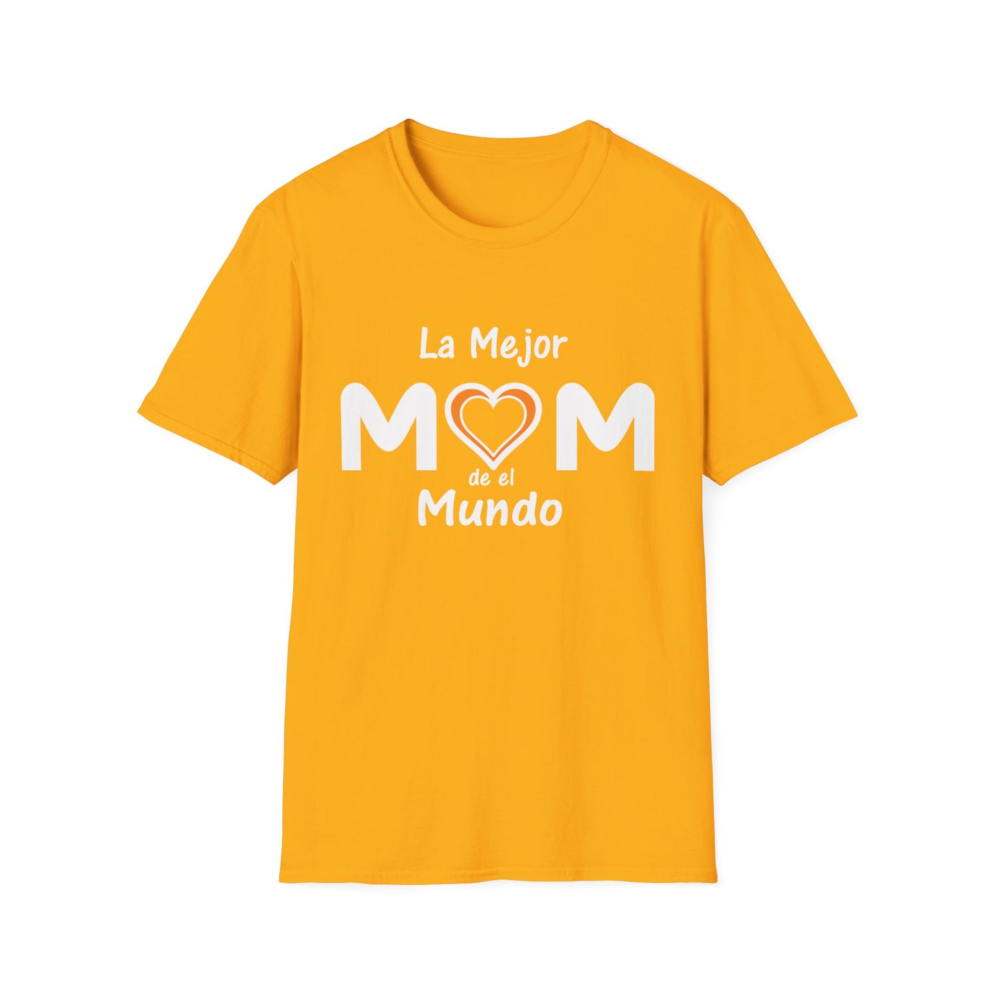 La Mejor Mama Unisex Softstyle T-Shirt. Print Front Only