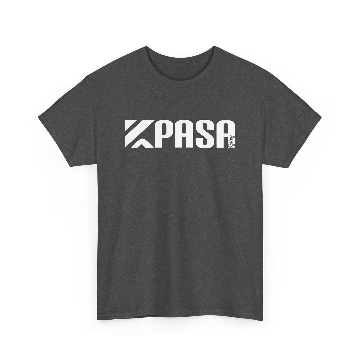 KPASA GUEY white design Unisex Heavy Cotton Tee, Moda con Sabor a Rancho, Front Only