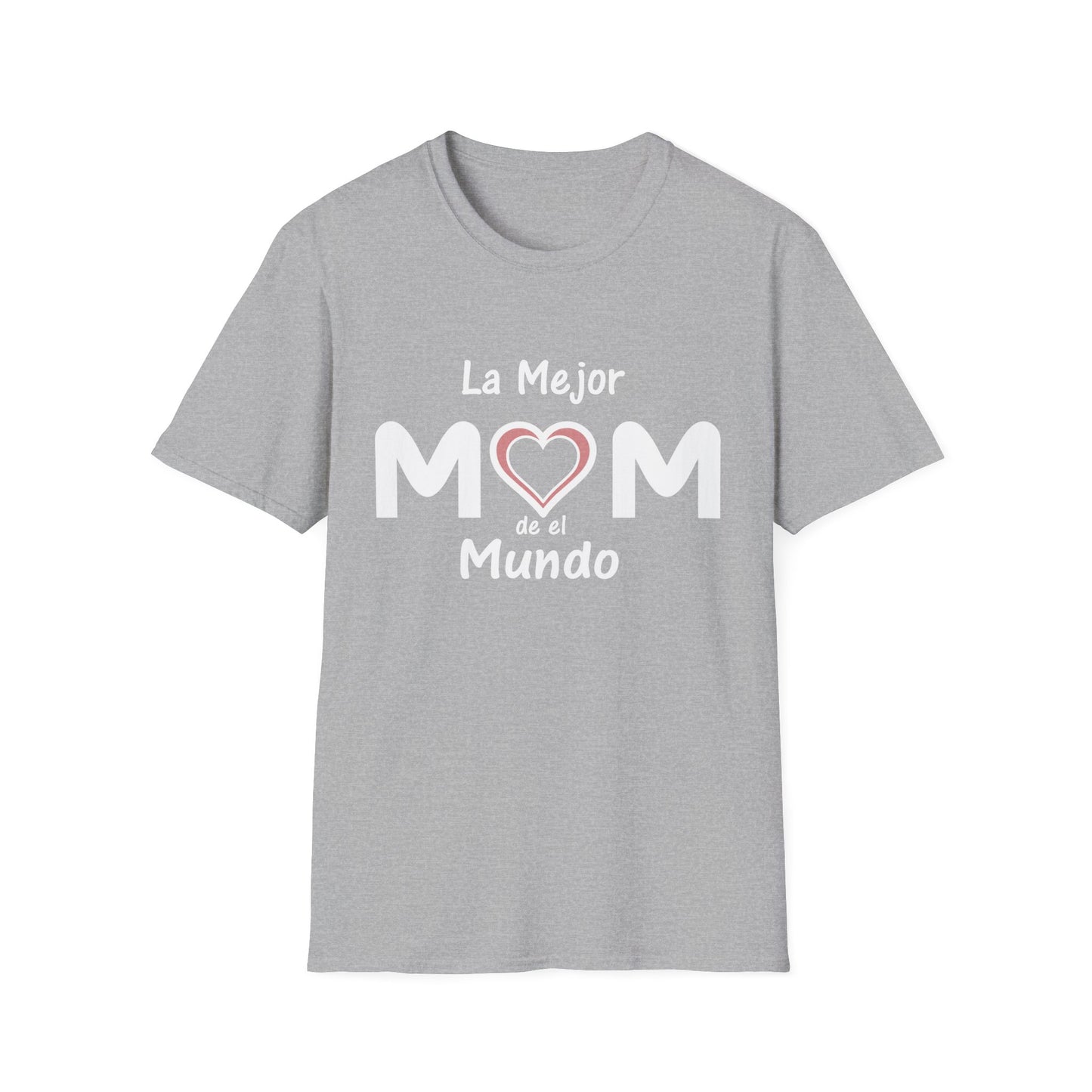 La Mejor Mama Unisex Softstyle T-Shirt. Print Front Only
