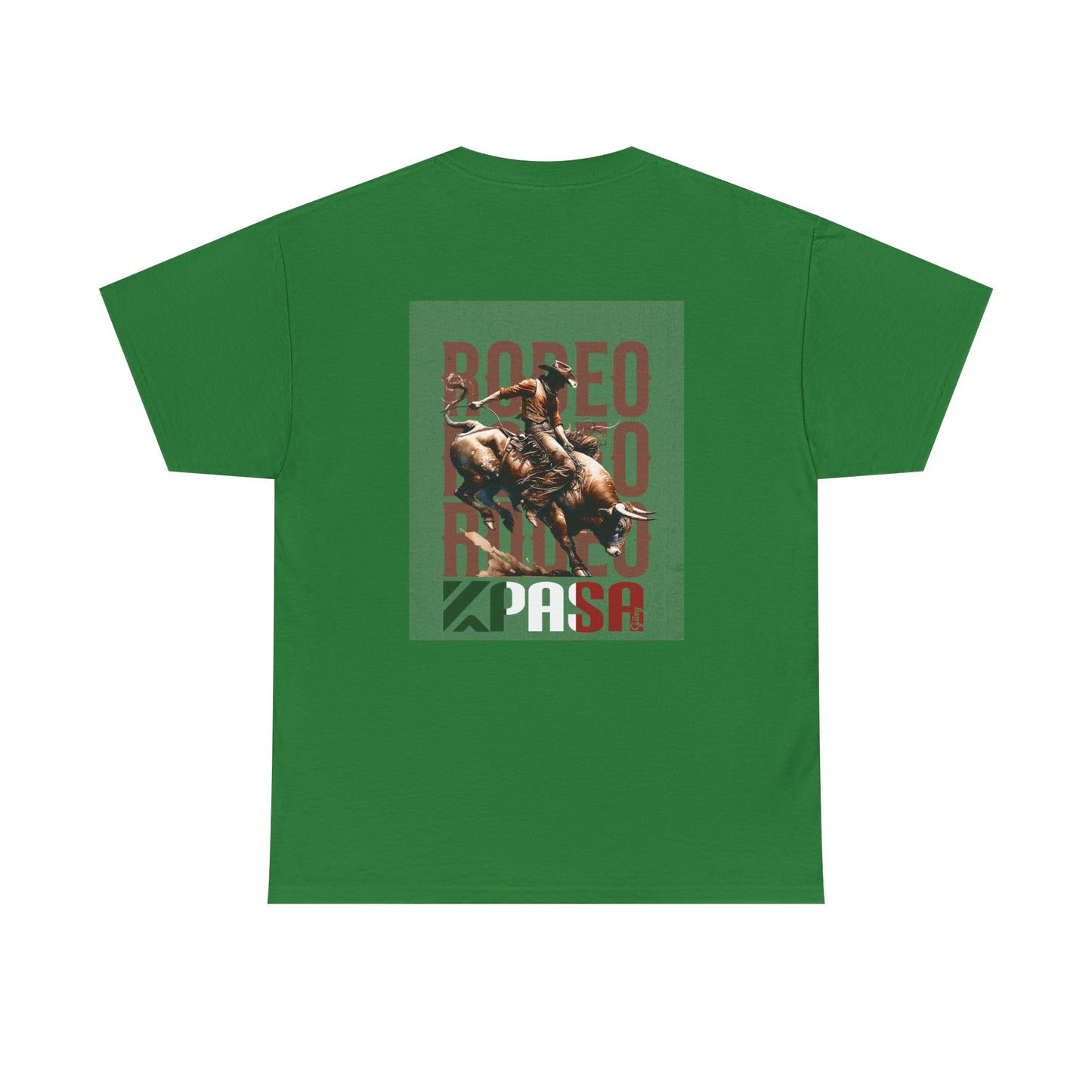 KPASA GUEY tri-color Mexico Unisex Heavy Cotton Tee, Print front and Back