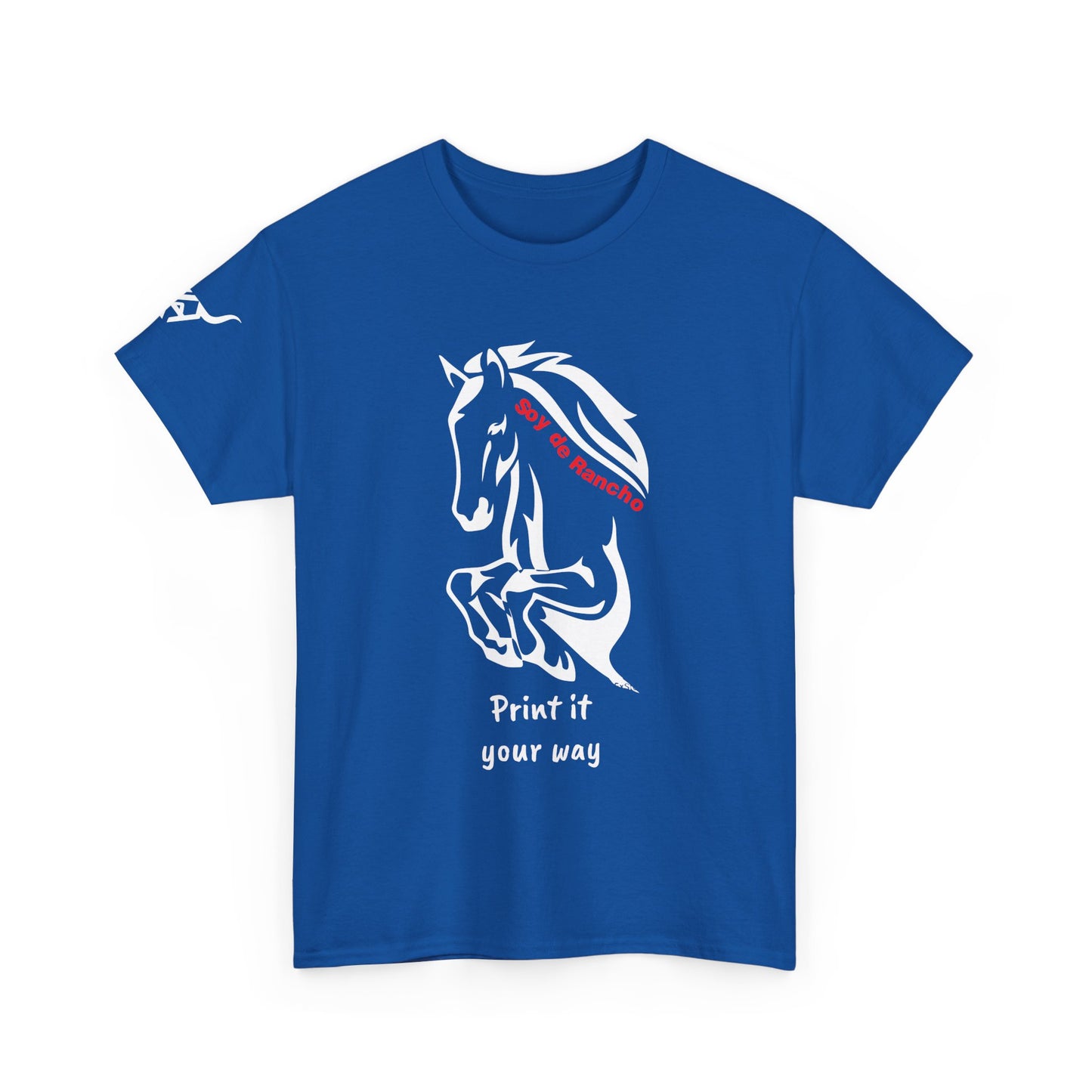 Soy de Rancho KPASA GUEY tri-color Mexico Unisex Heavy Cotton Tee