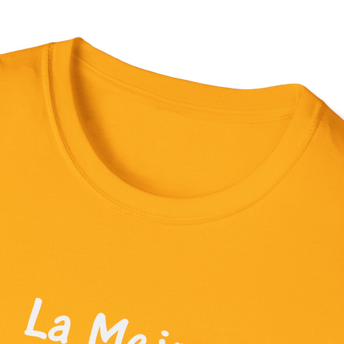 La Mejor Mama Unisex Softstyle T-Shirt. Print Front Only