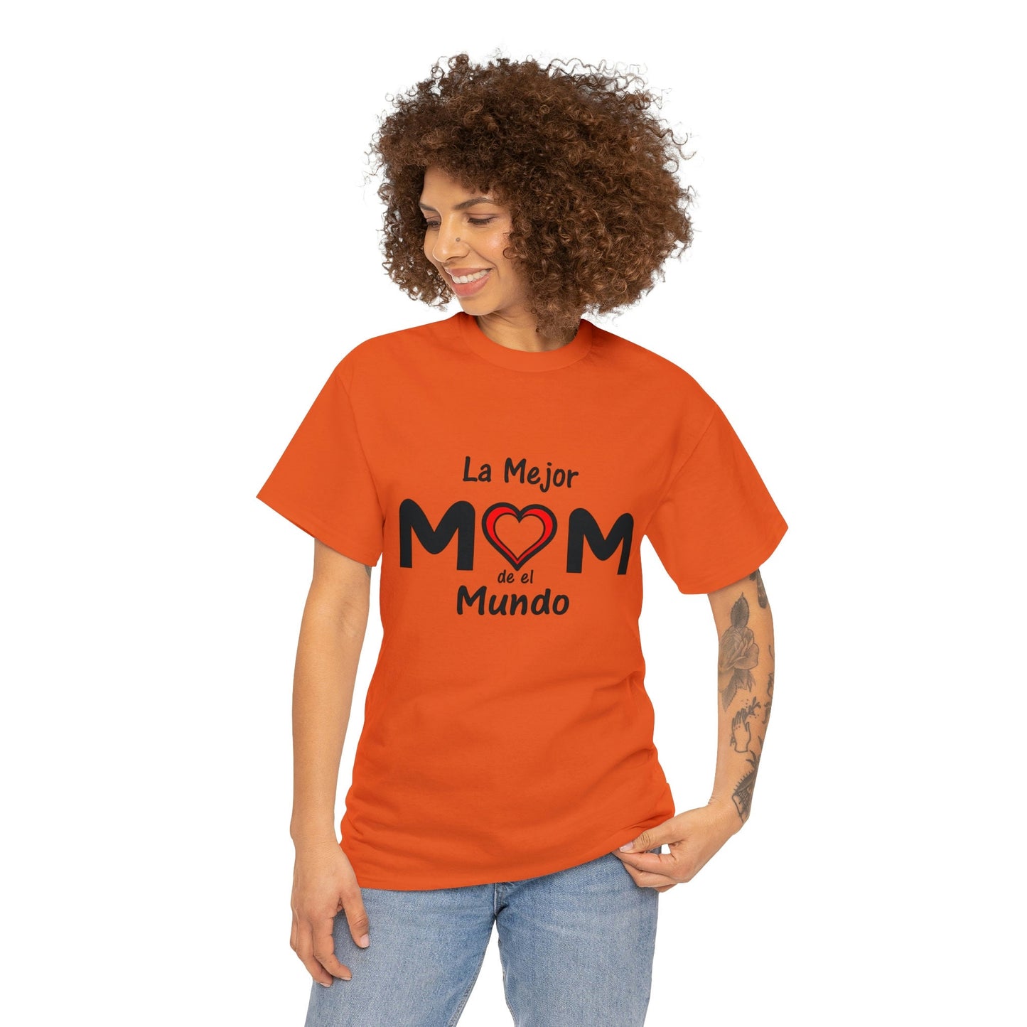 La Mejor MOM del Mundo, Unisex Heavy Cotton Tee