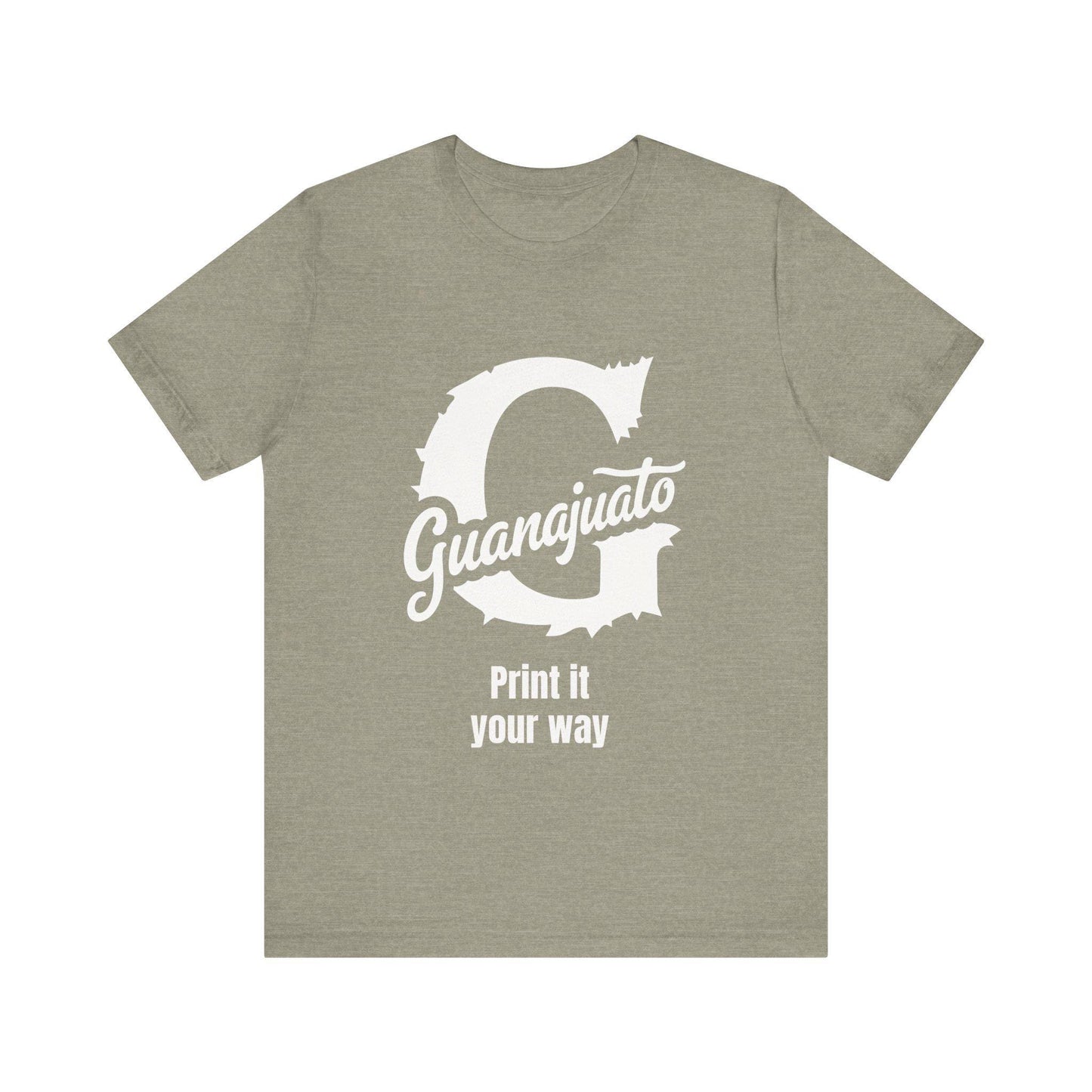 Guanjuato Graphic Tee, Unisex Jersey T-Shirt for Travelers, Summer Fashion Shirt, Birthday Gift, Casual Wear