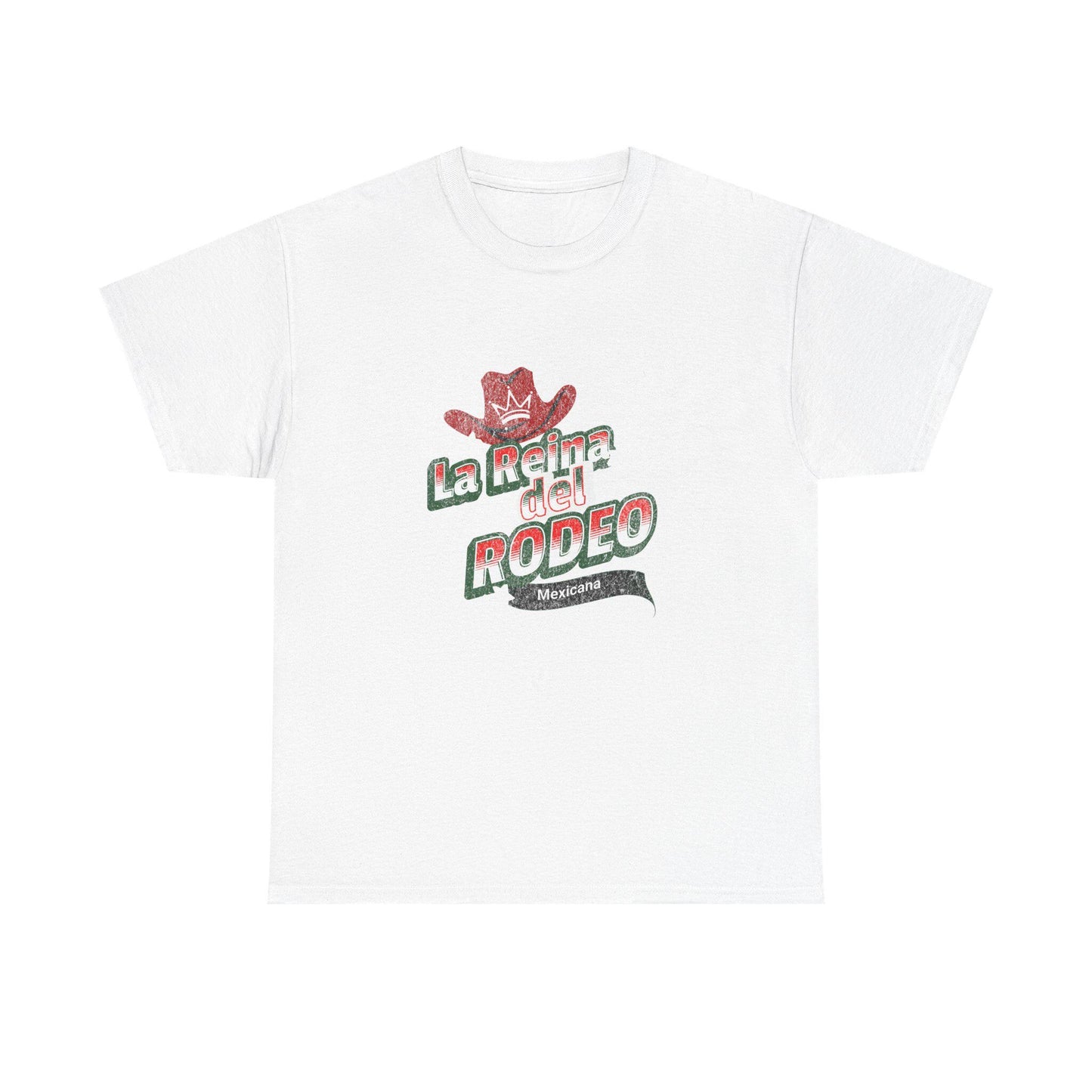 La Reina del Rodeo Unisex Heavy Cotton Tee, Western Style Shirt, Rodeo Apparel, Festival Fashion, Cowgirl Gift, Country Music T-shirt