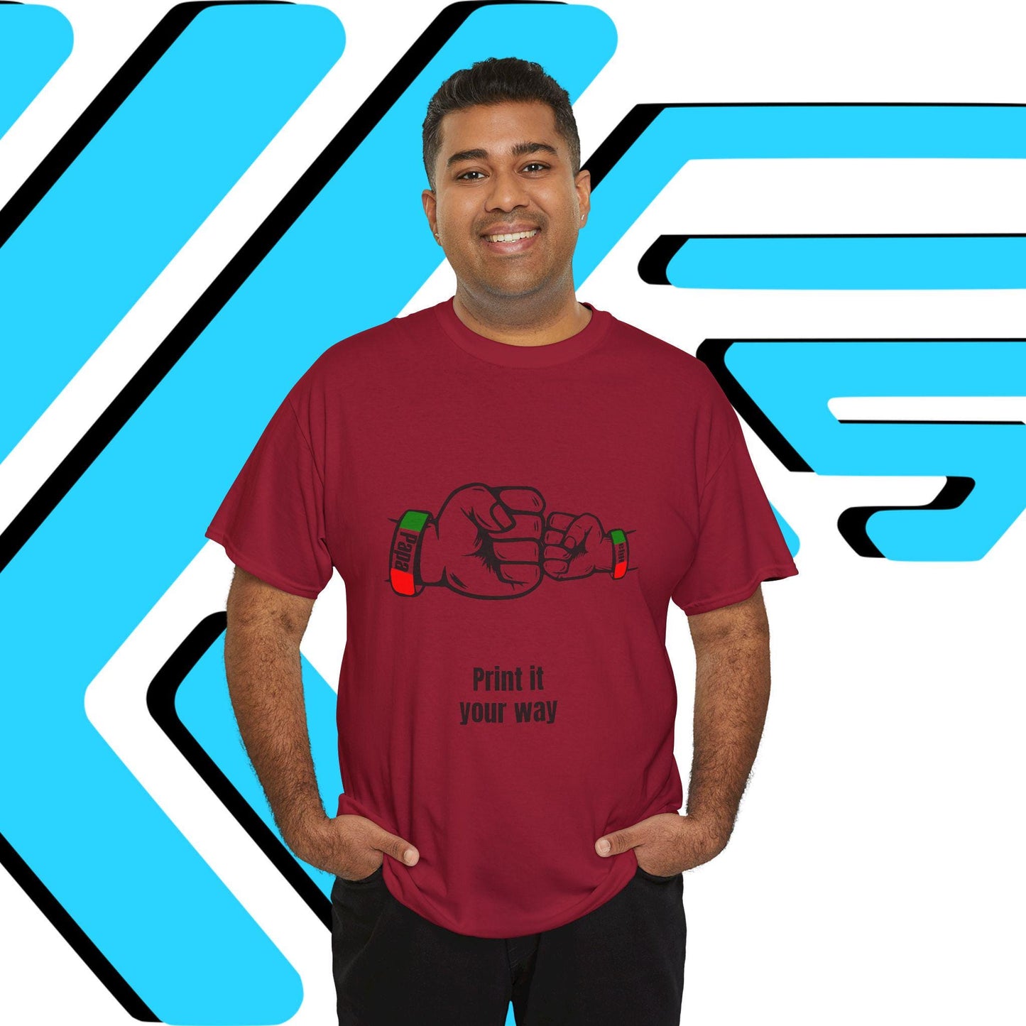 Papa & Hija tri-color Mexico Unisex Heavy Cotton Tee