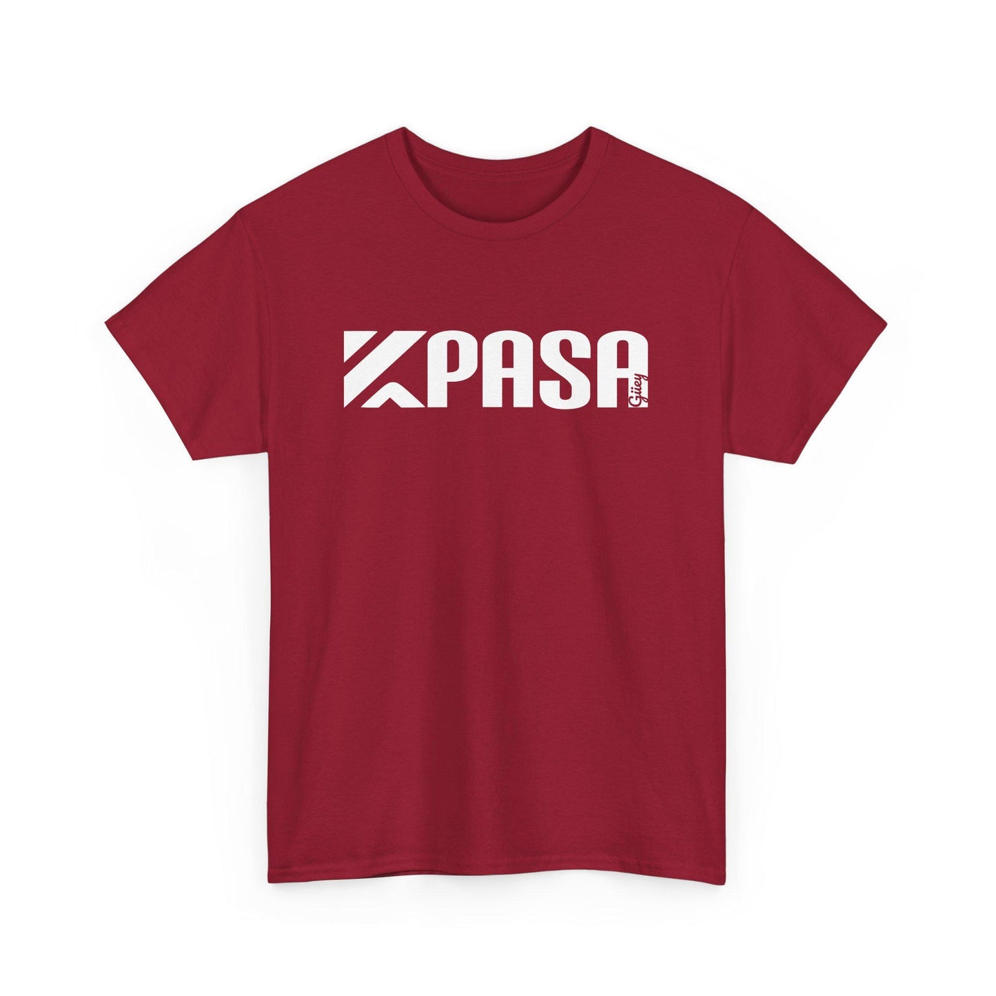 KPASA GUEY white design Unisex Heavy Cotton Tee, Moda con Sabor a Rancho, Front Only