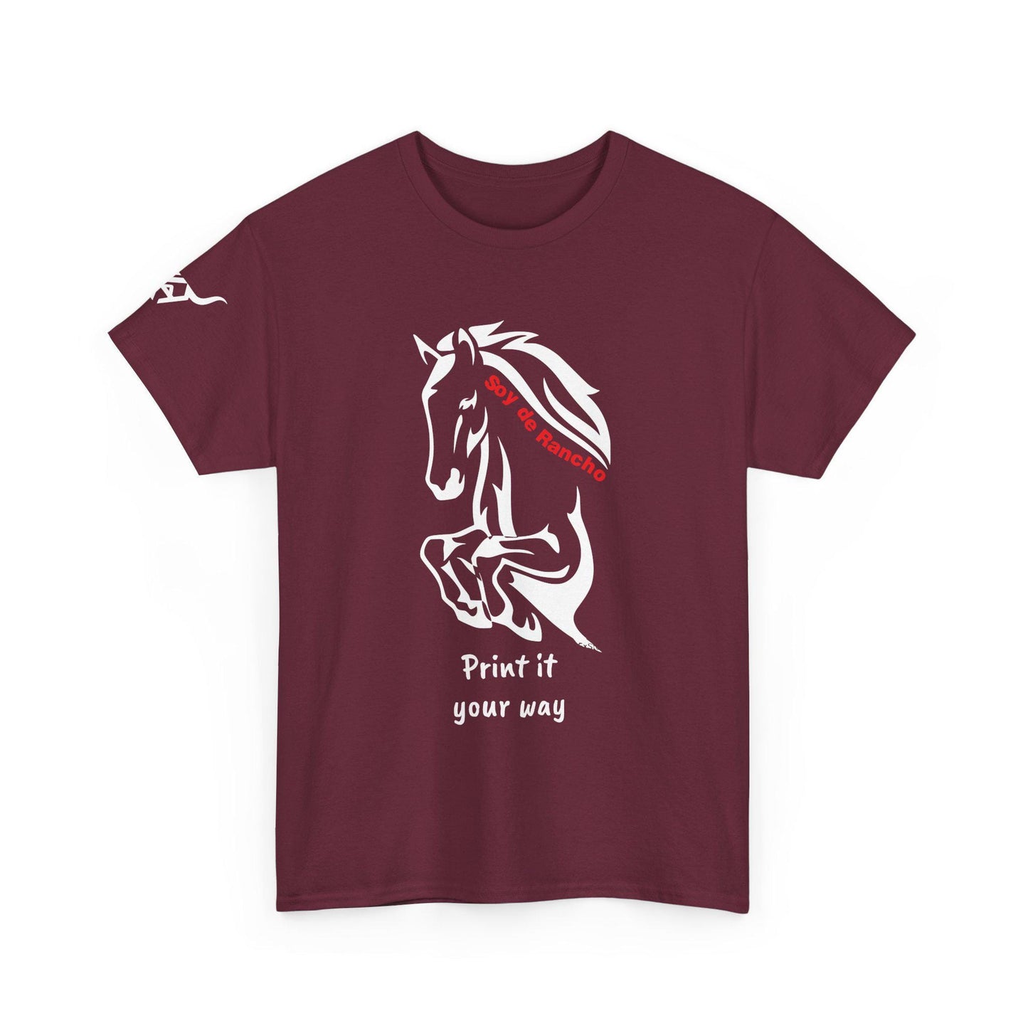 Soy de Rancho KPASA GUEY tri-color Mexico Unisex Heavy Cotton Tee