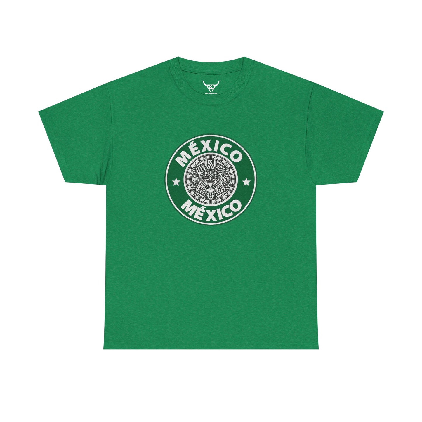 StarBux Mexico, Kpasa,multi-color Unisex Heavy Cotton Tee, Print front Only
