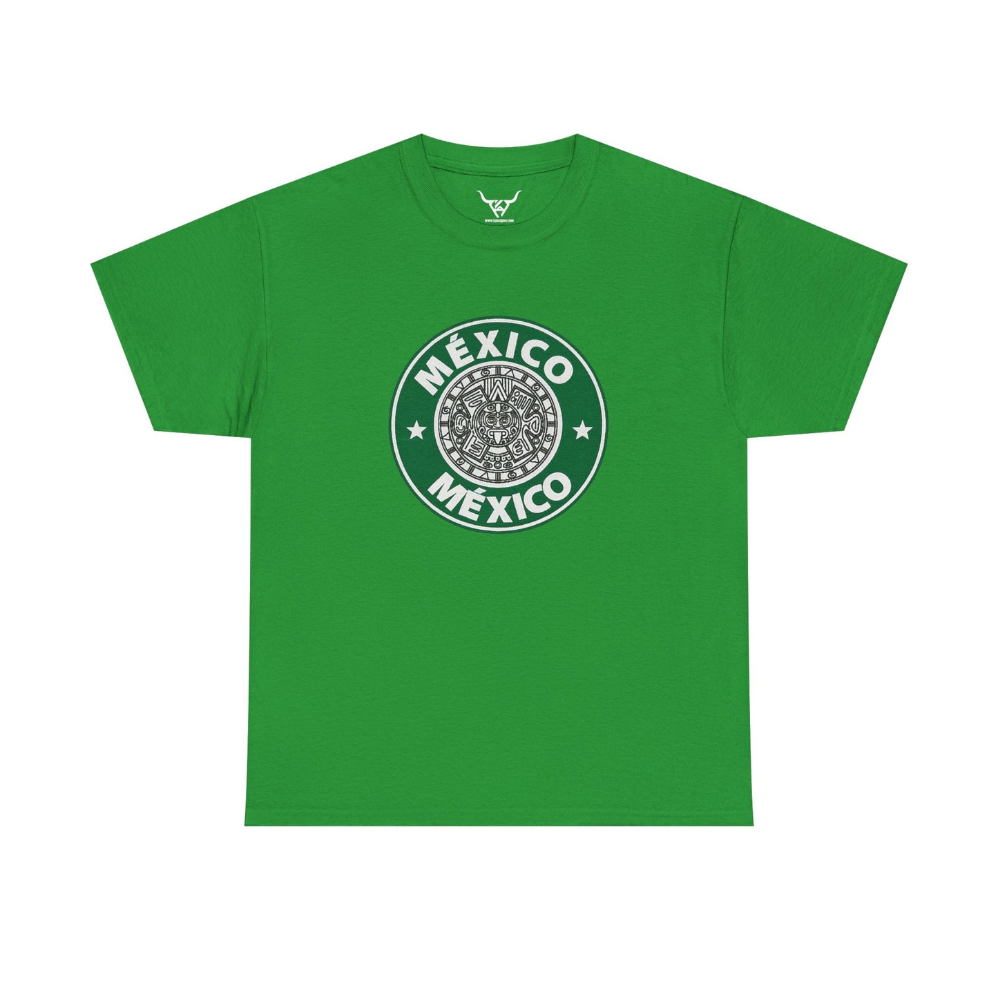 StarBux Mexico, Kpasa,multi-color Unisex Heavy Cotton Tee, Print front Only