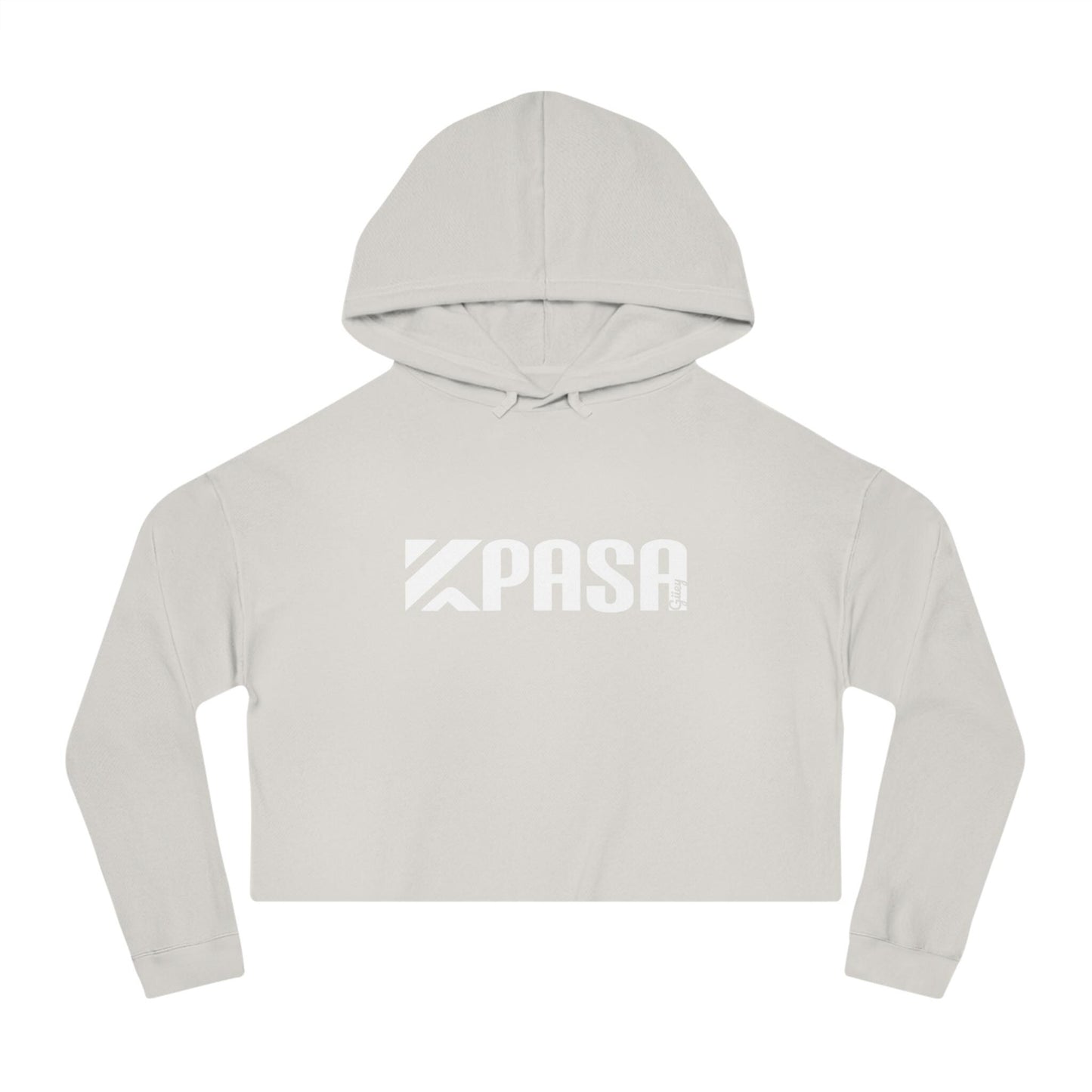 Kpasa Women's Cropped Hoodie Sweatshirt, Trendy Pullover Jumper for Young Ladies, Modern Crop Top, Stylish Hooded Sweatshirt, Fashionable
