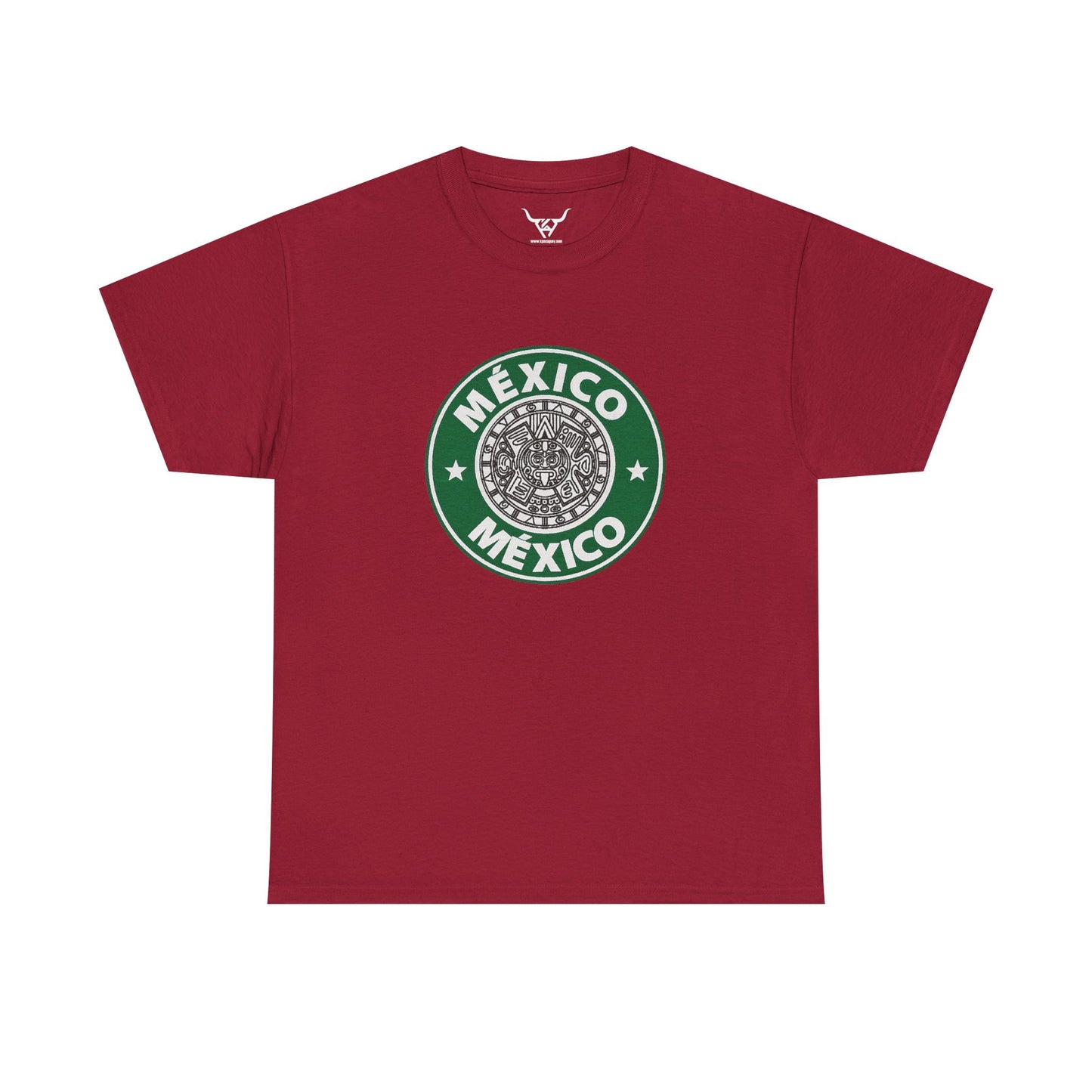 StarBux Mexico, Kpasa,multi-color Unisex Heavy Cotton Tee, Print front Only
