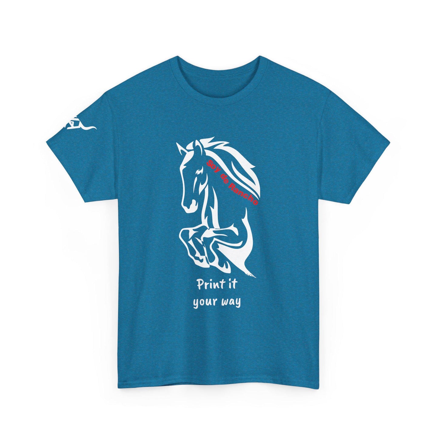 Soy de Rancho KPASA GUEY tri-color Mexico Unisex Heavy Cotton Tee
