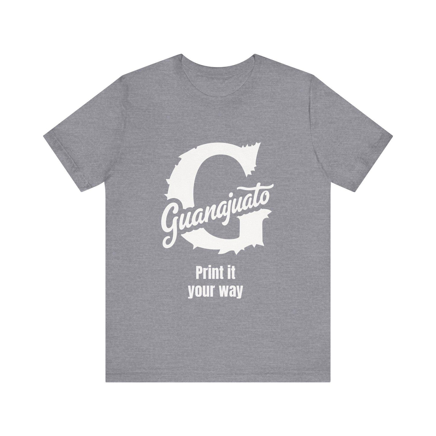 Guanjuato Graphic Tee, Unisex Jersey T-Shirt for Travelers, Summer Fashion Shirt, Birthday Gift, Casual Wear