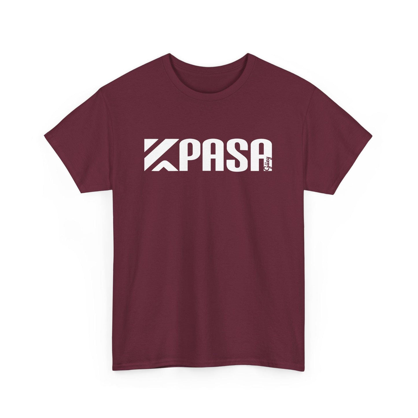KPASA GUEY white design Unisex Heavy Cotton Tee, Moda con Sabor a Rancho, Front Only
