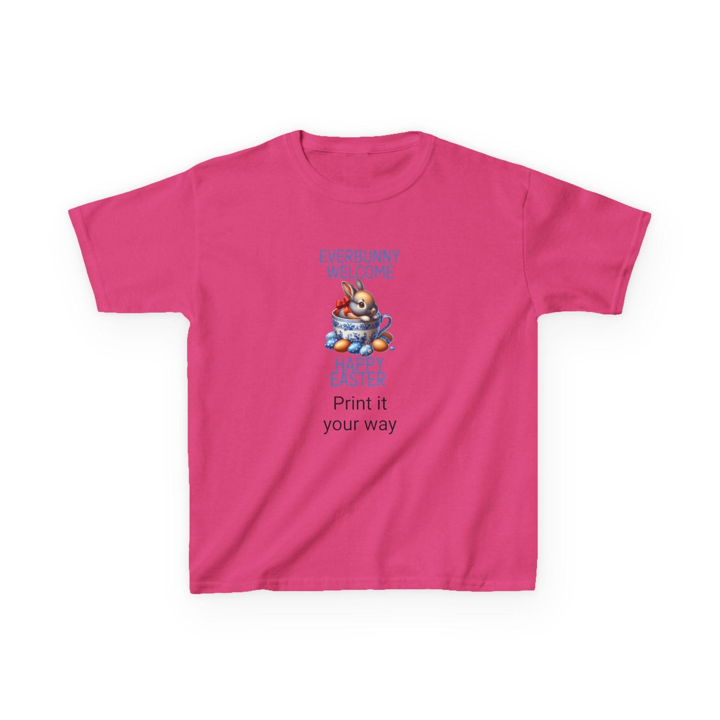 Happy Easter Kids T-Shirt, Everbunny Welcome Tee, Easter Outfit, Spring Gift for Kids, Holiday Apparel, Cute Bunny Design