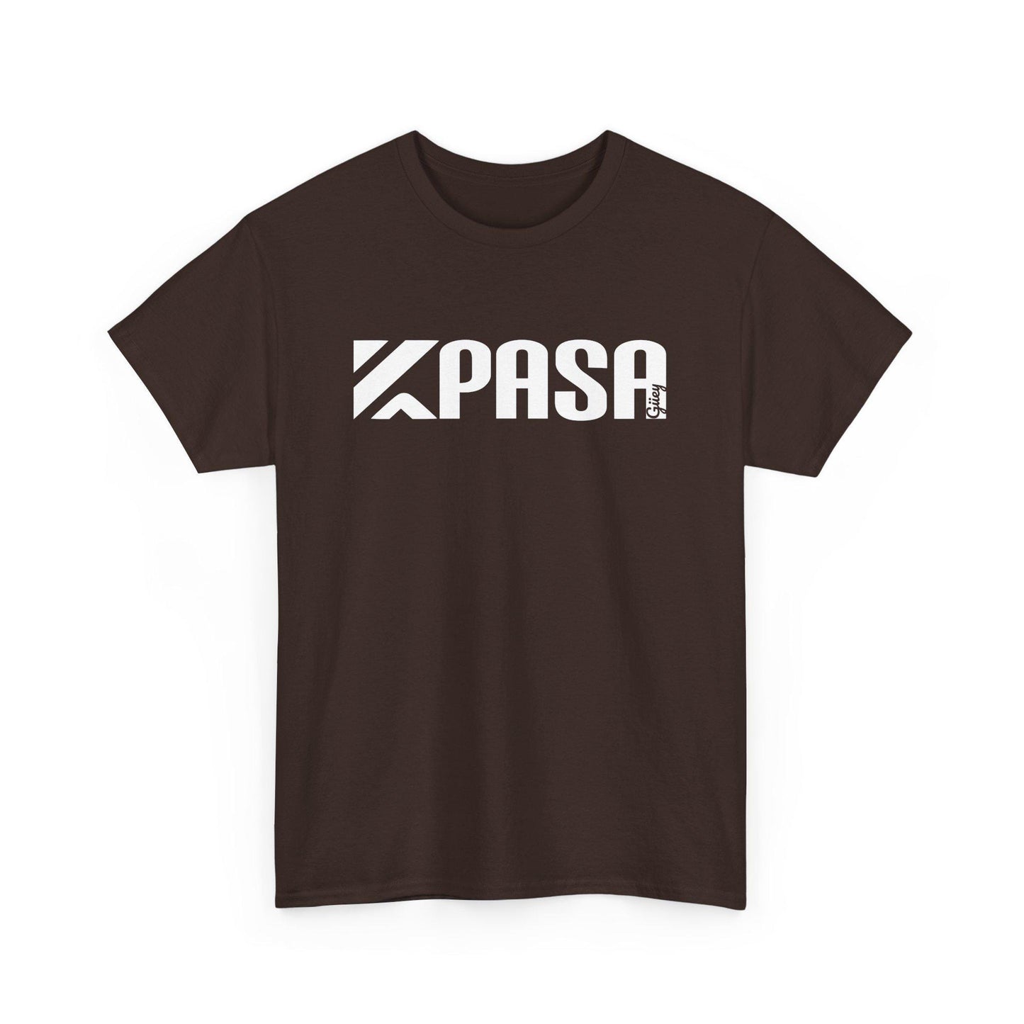 KPASA GUEY white design Unisex Heavy Cotton Tee, Moda con Sabor a Rancho, Front Only