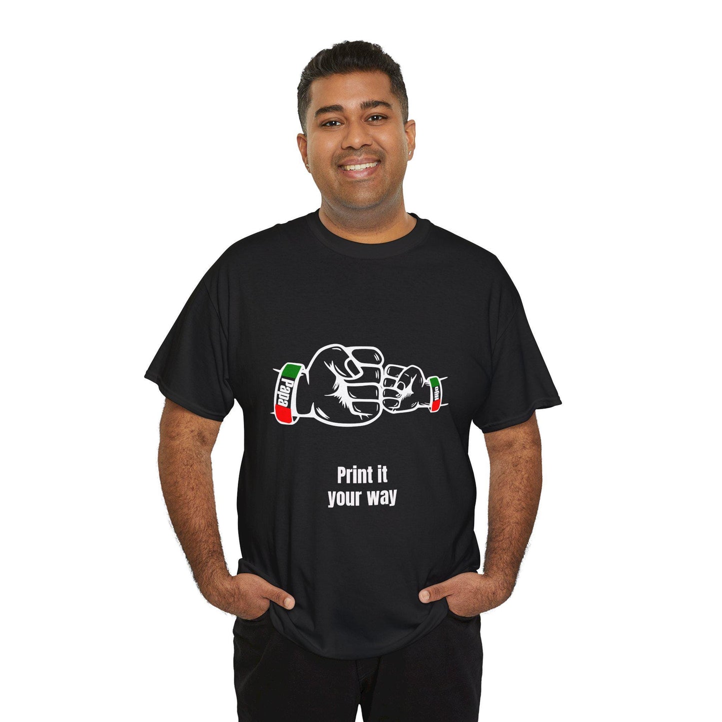 Papa & Hijo tri-color Mexico Unisex Heavy Cotton Tee