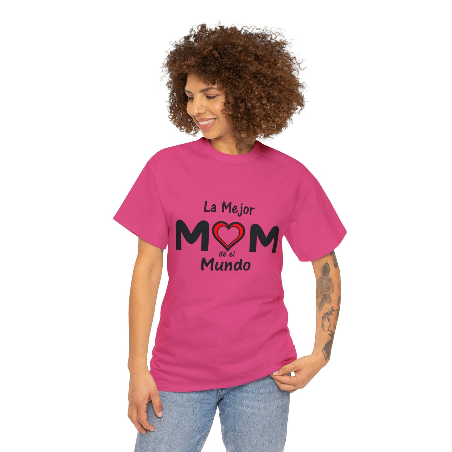 La Mejor MOM del Mundo, Unisex Heavy Cotton Tee