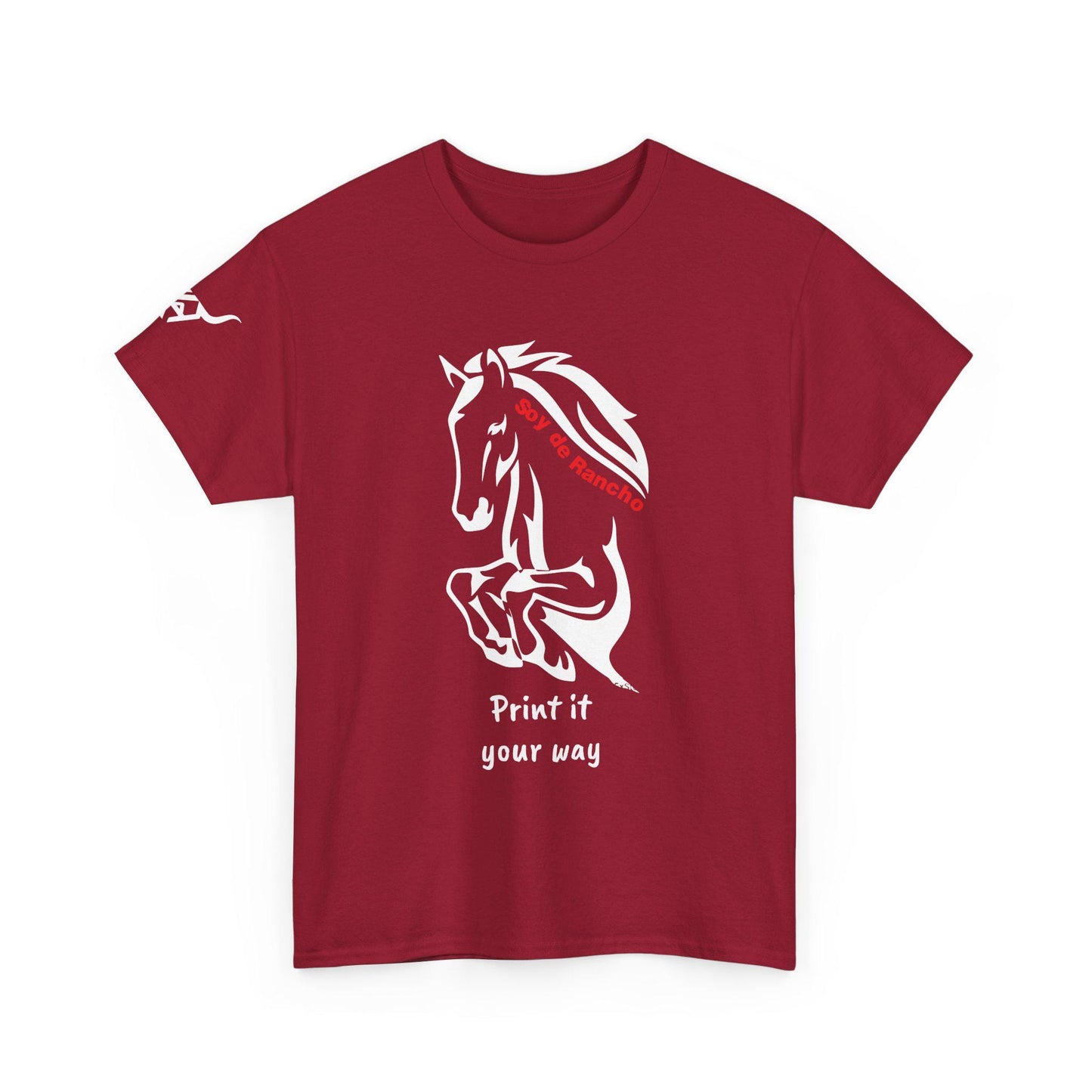 Soy de Rancho KPASA GUEY tri-color Mexico Unisex Heavy Cotton Tee