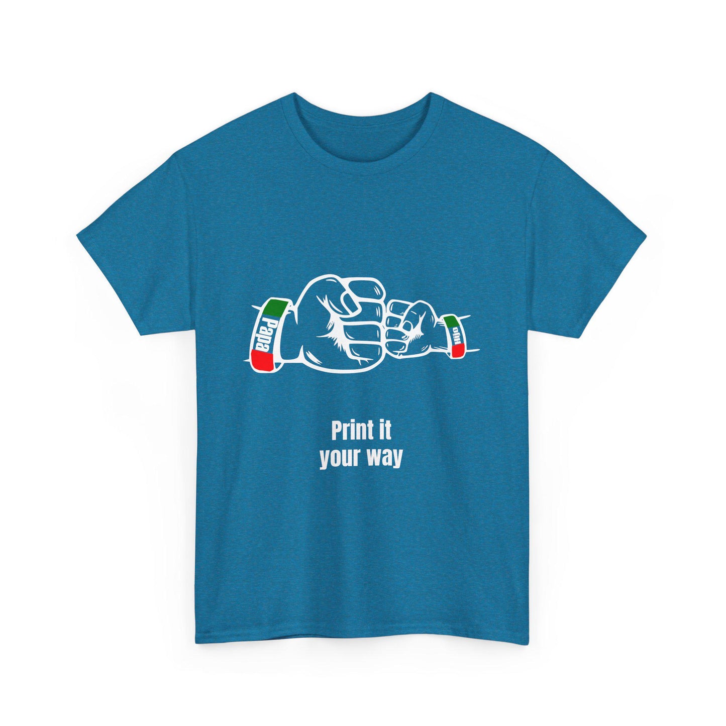 Papa & Hijo tri-color Mexico Unisex Heavy Cotton Tee