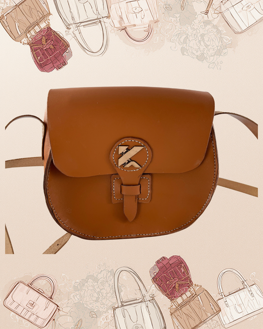 Handmade Leather Women’s Crossbody Purse – 100% Real Leather
