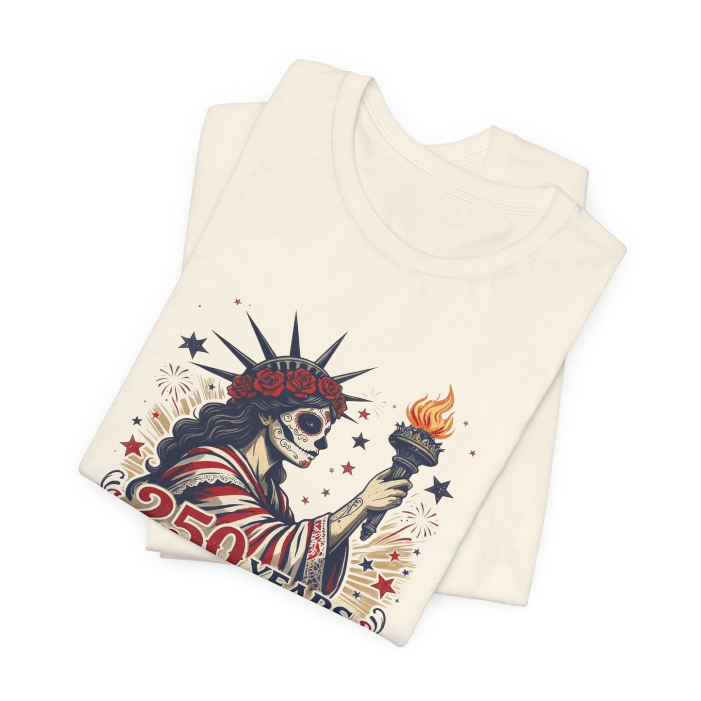 T-Shirt — "250 Years of Being Made Great: Immigrants" Patriotic Statue of Liberty Design