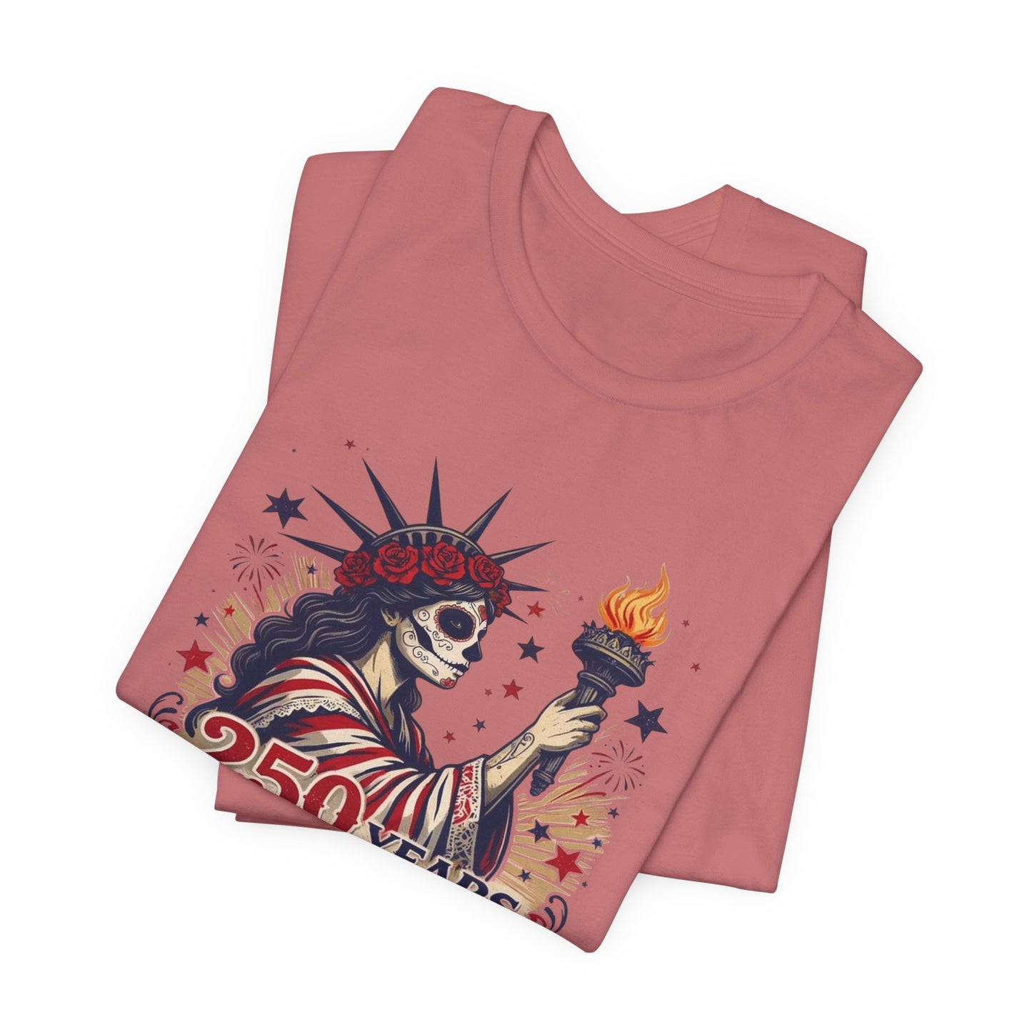 T-Shirt — "250 Years of Being Made Great: Immigrants" Patriotic Statue of Liberty Design