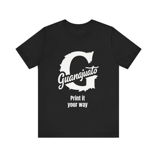 Guanjuato Graphic Tee, Unisex Jersey T-Shirt for Travelers, Summer Fashion Shirt, Birthday Gift, Casual Wear